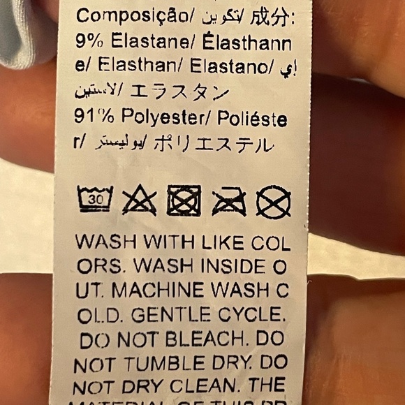 NWOT SHEIN Zebra Striped Crop Top Size L - Picture 4 of 4